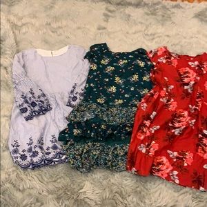 Lot of THREE dresses from gap kids!
